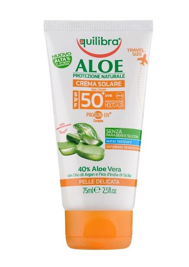 Equilibra Aloe krem przeciwsłoneczny SPF50 75 ml smyk