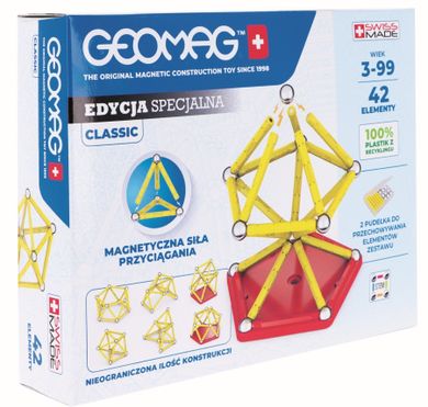 Geomag Classic Recycled Konstrukcyjne Klocki Magnetyczne 42