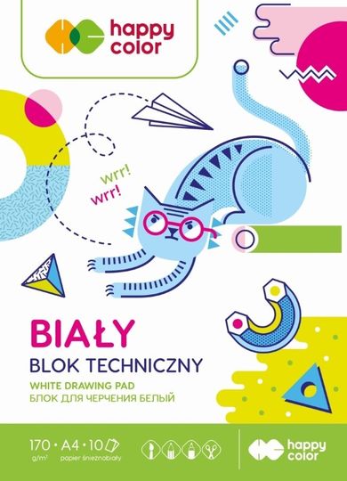 Happy Color Blok Techniczny Bia Y A Kartek Smyk