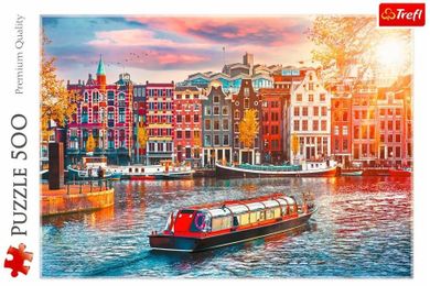 Trefl Amsterdam Holandia puzzle 500 elementów smyk