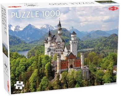 Tactic Zamek Neuschwanstein Niemcy puzzle 1000 elementów smyk