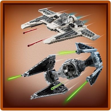 Lego Star Wars Mandaloria Ski My Liwiec Fang Fighter Kontra Tie