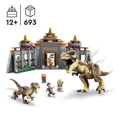 LEGO Jurassic World Centrum dla odwiedzających atak tyranozaura i