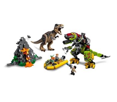 LEGO Jurassic World Tyranozaur Kontra Mechaniczny Dinozaur 75398