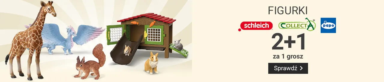 Figurki Schleich, Collecta, Papo 2+1 za 1 grosz