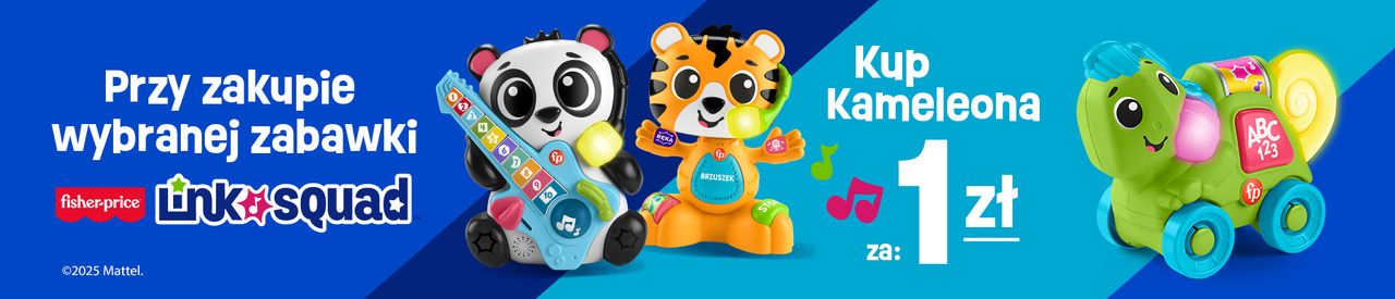 Kameleon znawca kolorów za 1 zł przy zakupie wybranych produktów Link Squad