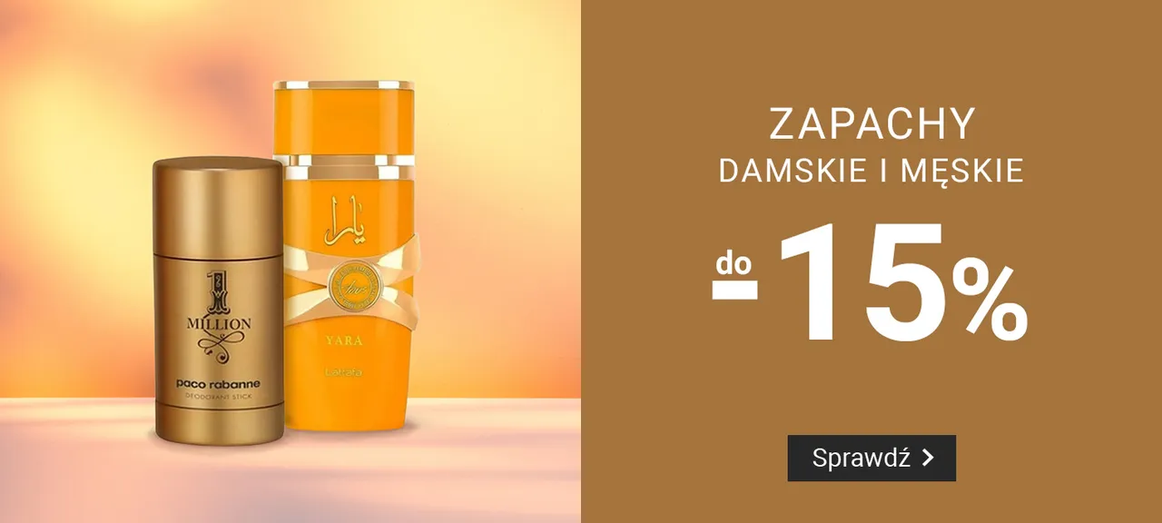 Zapachy damskie i męskie do -15%