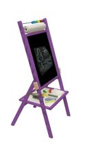 3toysm, tablica obrotowa z rolką papieru, fioletowa