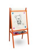 3toysm, tablica z rolką papieru, dwustronna, pomarańczowa