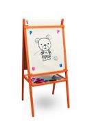 3toysm, tablica z rolką papieru, dwustronna, pomarańczowa