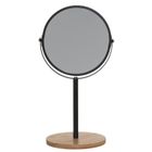 4living, lusterko kosmetyczne na bambusowej podstawie, wys. 34 cm