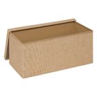 5five Simply Smart, Juta, podłużna pufa, składana, 31-31 cm