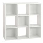 5five Simply Smart, regał szachownica, 9 przegród w kolorze białym, 100-100 cm