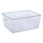 5five Simply Smart, Selena, pudełka z pokrywką, przezroczyste do szafy, 11 l