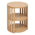 5five Simply Smart, Slat, stolik nocny, lamele, z półką, 48 cm