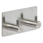 5five simply smart, Stiky, haczyk samoprzylepny + 2 uchwyty, stal nierdzewna, 9-2,8-4,5 cm