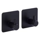 5five simply smart, zestaw 2 haczyków samoprzylepnych, Stiky, stal nierdzewna