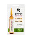 AA, Dermo Estetique, maseczka na twarz, 2-etapowa, zastrzyk energii, 2-5 ml