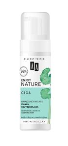 AA, Enjoy Nature, Cica, nawilżająco-kojąca pianka oczyszczająca 150 ml
