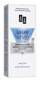 AA, Laser White, krem na dzień redukujący przebarwienia, 30 ml