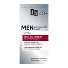 AA, Men Advanced Care Vital 40+, krem do twarzy przeciwzmarszczkowy, 50 ml