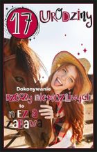 AbCard, kartka okolicznościowa, Urodziny 17
