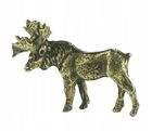 Abino, figurka metalowa, łoś