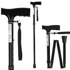 Actionmed, laska inwalidzka, składana, czarna