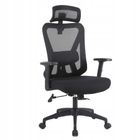 Activejet, fotel biurowy, ergonomiczny, T5, czarny