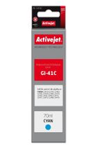 Activejet, tusz do drukarki, zamiennik Canon GI-41C 4543C001, Supreme, 70 ml, niebieski, AC-G41C