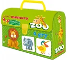Adamigo, Kuferek pełen gier, Zoo Memory, zestaw 4 gier edukacyjnych
