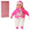 Adar, Lalka bobas, różowa, dźwięk, 45 cm