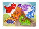 Adar, puzzle drewniane, układanka, dinozaury