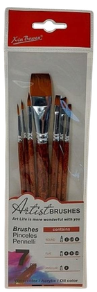 Adar, zestaw pędzelków do malowania farbami