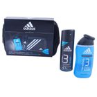 Adidas, Action, zestaw żel pod prysznic 250 ml + dezodorant 150 ml + kosmetyczka