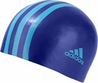 Adidas, Junior, czepek silikonowy, niebieski z błękitnym logo