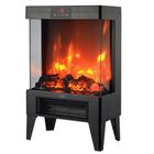 Adler, kominek elektryczny LED, z pilotem i termostatem, 1000W/2000W