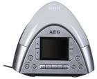 AEG, radiobudzik, SRC 4113, srebrny