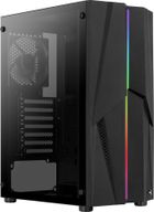 Aerocool, obudowa komputerowa, PGS Mecha-G-Bk-V1 Rgb, Czarna