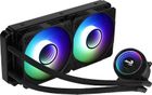 Aerocool, PGS Mirage L240, chłodzenie wodne, ARGB BK