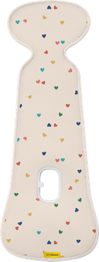 Aeromoov, Serca Confetti, wkładka antypotowa do fotelika, 9-18 kg