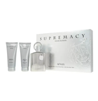 Afnan, Supremacy Silver, zestaw: woda perfumowana, 100 ml + żel pod prysznic, 100 ml + balsam po goleniu, 100 ml