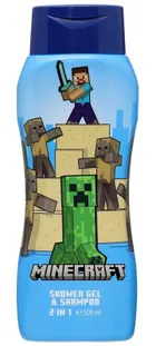 Air-Val, Minecraft, 2w1 żel pod prysznic i szampon, 500 ml