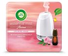 Air Wick, Essential Mist Aroma, automatyczny odświeżacz powietrza + kojący wkład o zapachu róży, 20 ml