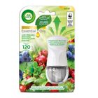 Air Wick, Essential Oils, elektryczny odświeżacz powietrza i wkład, Deszczowa Świeżość Lasów Amazonii, 19 ml