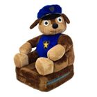 Akra, Pies, fotelik pluszowy, niebieski