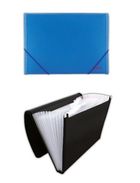 Aktówka 12 przegródek PP-4302, niebieska, 1 szt.