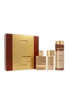 Al Haramain, Amber Oud Gold Edition Extreme, zestaw: ekstrakt perfum, spray, 75 ml + ekstrakt perfum, spray, 30 ml + dezodorant, spray, 200 ml