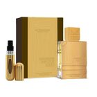 Al Haramain, Amber Oud Gold Edition Extreme, zestaw: woda perfumowana, spray, 200 ml +, woda perfumowana, spray, 10 ml