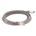 Alantec, patchcord, F/UTP, kat. 6, PVC, szary, 0,5m